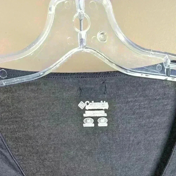 Columbia Super Soft Black Modal V-Neck Long Sleeve Lounge Wear Top - Size Medium - Picture 3 of 8